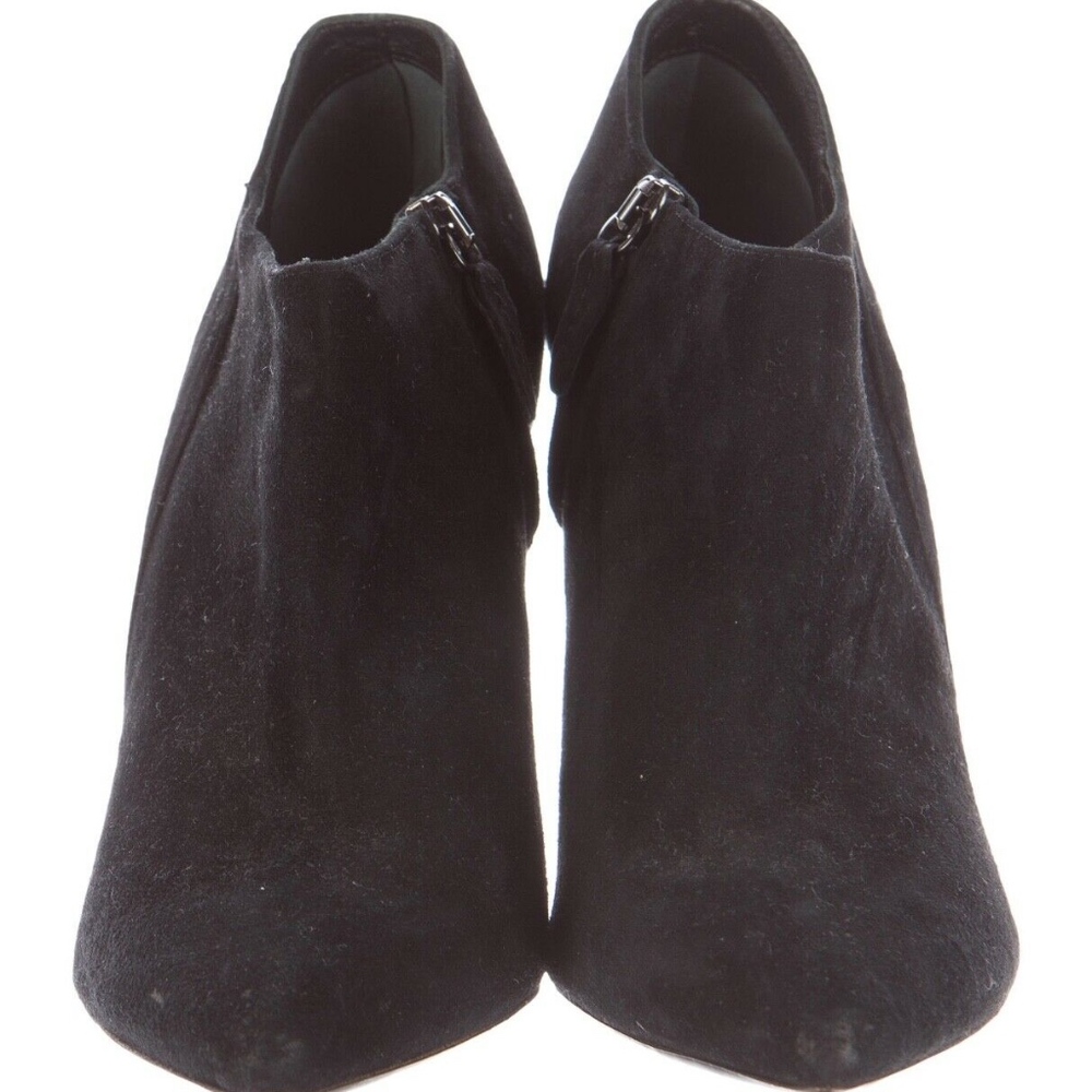 Kurt Geiger Black Suede Wedge Booties Size 40/10